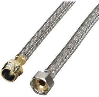 XAVAX Reinforced Supply Hose Extension, 1 m