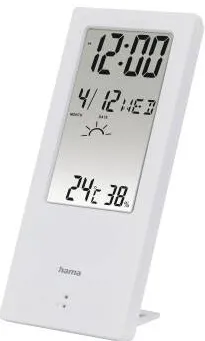 HAMA "TH-140" Thermometer/Hygrometer, with weather indicator, white