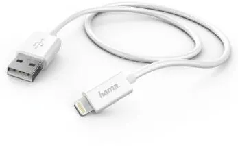 HAMA Charging/Data Cable, Lightning, 0.6 m, white