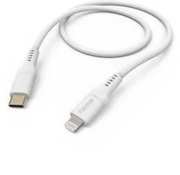 HAMA "Flexible" Charging Cable, USB-C - Lightning, 1.5 m, Silicone, for iPhone,