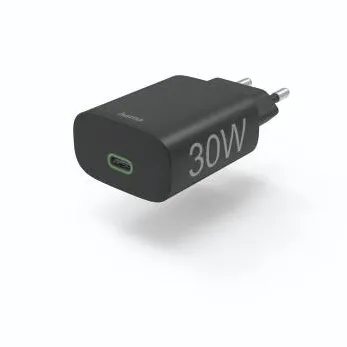 HAMA Charger, USB-C, Power Delivery (PD) / Qualcomm®, 30 W, black