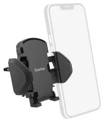 HAMA "Move" Car Mobile Phone Holder for Grating, Universal up to 9 cm Wide