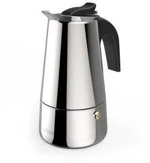 Espressor pe aragaz XAVAX din inox pentru 4 cesti, compatibil inductie