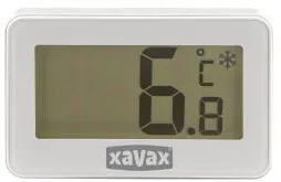 Termometru digital XAVAX pentru frigider si congelator, alb