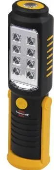 Brennenstuhl 8 + 1 SMD "HL DB 81 M1H1", LED-Universal Lamp, Black/Yellow