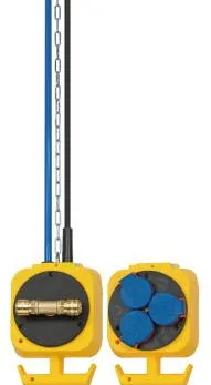 Brennenstuhl Hang. Air Compressor-Power Distributor, 3 Sockets, 2 compr.air-clutch, IP44