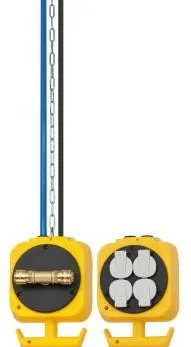 Brennenstuhl Hang. Air Compressor-Power Distributor, 4 Sockets, 1.5 meter