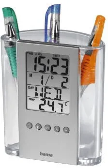 HAMA LCD Thermometer and Pen Holder