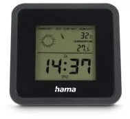 HAMA "Borneo" Thermometer and Hygrometer, Digital, For Indoors, black