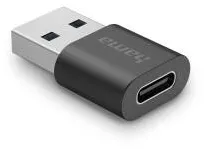 HAMA USB Adapter, USB-A Plug - USB-C Socket, USB 3.2 Gen2, 10 Gbit/s