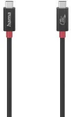 HAMA USB-C Cable, E-Marker, USB4 Gen3, 40 Gbit/s, 5 A, 240 W, 1.00 m