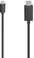 HAMA Video Cable, USB-C Plug - HDMI™ Plug, Ultra-HD 4K, 3.00 m