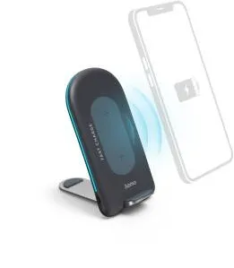 HAMA "QI-FC15S" Wireless Charger Kit, 15 W, Wireless Smartphone Charging Station