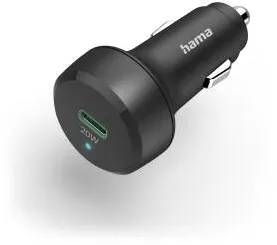 HAMA Car Fast Charger, USB-C, PD, 20 W, black