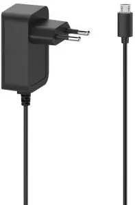 HAMA Charger with Micro-USB Connection, 12 W, 1.0 m, black