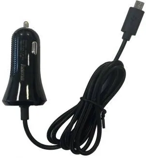 HAMA Car Charger with Micro-USB Connection, 12 W, 1.0 m, black