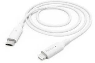 HAMA Charging Cable, USB-C - Lightning, 1 m, white