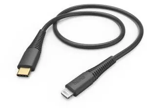 HAMA Charging Cable, USB-C - Lightning, 1.5 m, black