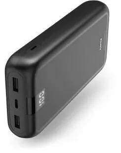 HAMA "Performance 24" Power Pack, 24000 mAh, 3 Outputs: USB-C, 2x USB-A, anthr.