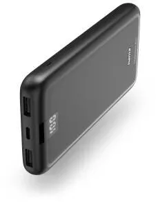HAMA "Performance 10" Power Pack, 10000 mAh, 3 Outputs: USB-C, 2x USB-A, anthr.