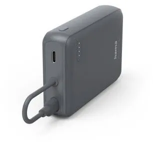 HAMA “Travel” Power Pack with Cable, 10000mAh, 2 Outputs: 2x USB-C, anthracite