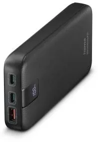 HAMA "PD 10" Power Pack 10000 mAh, Outputs: 2x USB-C, USB-A, Fast Charging, anth