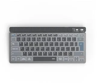 Tastatura HAMA "WK-700" Multi-Device Keyboard, Wireless, Illuminated, Small, blk, QWERTY U