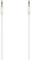 HAMA Audio Cable, 3.5 mm Jack Plug - 3.5 mm jack plug, slim, white, 1.0 m