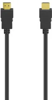 HAMA High-Speed HDMI™ Cable, 4K, Plug - Plug, Ethernet, 1.5 m, Gold-plated