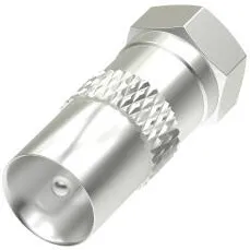 HAMA Satellite Receiver Adapter, F-Plug - Coax Plug