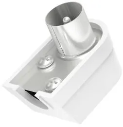 HAMA Antenna Plug, Coax Angle 90°, Screw-on