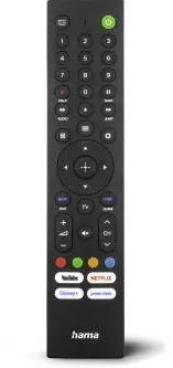 HAMA Universal Remote Control for Sony TVs, IR, Teachable, with 4 app buttons