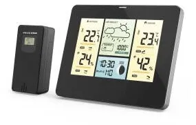 HAMA WLAN Weather Station with App, Outdoor Sensor, Thermometer/Hygrometer/Baro.