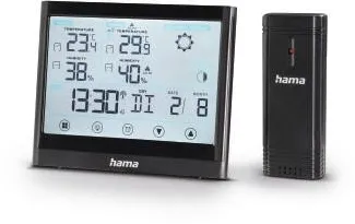 HAMA "Full Touch" Weather Station, black