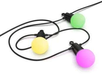 HAMA Smart LED Light Chain, WLAN Light Chain, Outdoor IP44, Colour Changing, 8 m