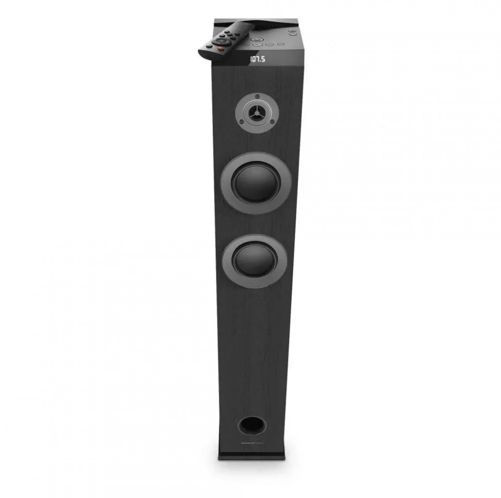 ENERGY SYSTEM Sistem Audio 2.1, Energy System, Tower 5 MAX, bluetooth 5.3, interfata jack 3.5mm, putere: 100W, frecventa raspuns 40 Hz ~ 18 kHz, frecventa FM: 87, 5 - 108 MHz, ecran/afisaj: LED, suport card de memorie: microSD si stick-uri USB pana la