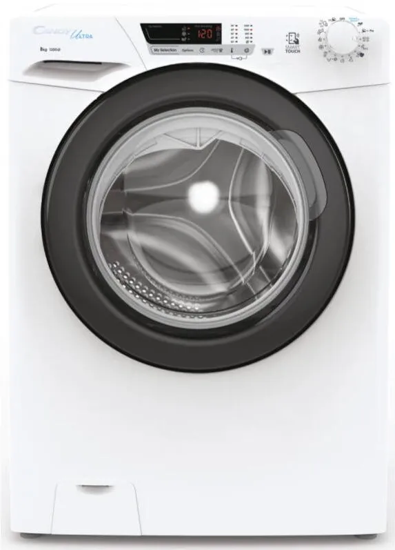 CANDY Masina de spalat rufe HCU1282DWB4/1-S, 8 kg, 1200 RPM, Clasa B, Kilo Detector, Alb