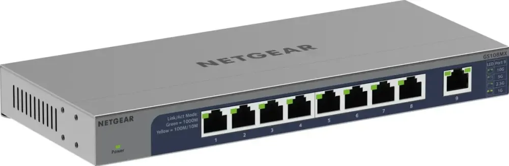 Switch Netgear 8x GE GS108MX unmanaged