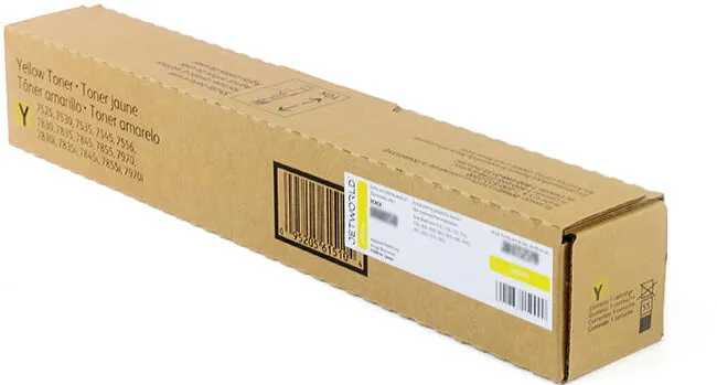 Toner imprimanta Xerox Toner cartridge JetWorld Yellow Xerox 7525 replacement 006R01518