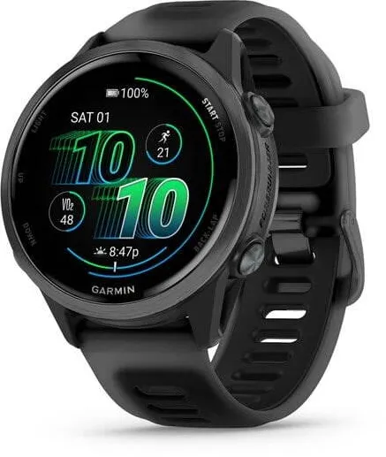Smartwatch Garmin Forerunner 570 3.05 cm (1.2") AMOLED 42 mm Digital 390 x 390 pixels Touchscreen Negru Wi-Fi GPS (satellite)