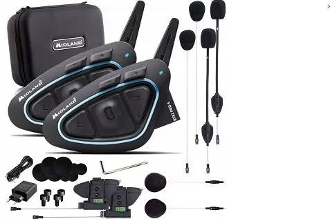 Midland Motorbike Intercom Midland BTX2 PRO S LR-TWIN