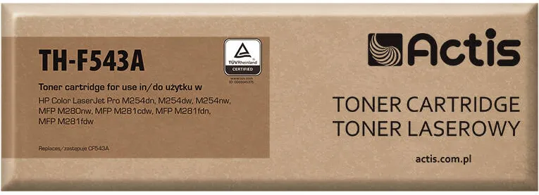 Toner imprimanta ACTIS COMPATIBIL TH-F543A for HP printer; HP 203A CB543A replacement; Standard; 1300 pages; magenta
