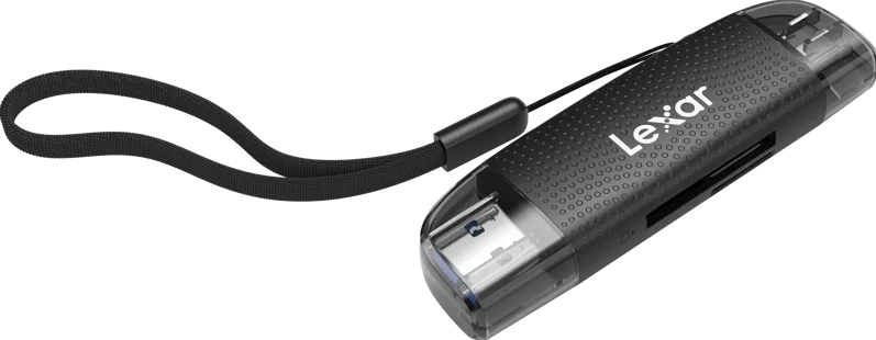 Card Reader Lexar Dual Slot USB-A/C (LRW310X) Supports microSD and SD cards (USB 3.1)