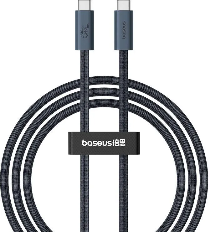 Baseus  USB C to USB C data cable 1 m 240 W Black
