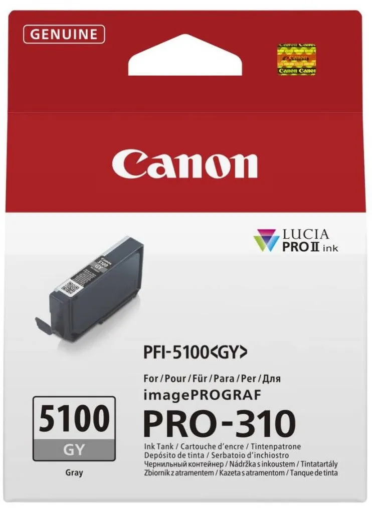 Cartus Imprimanta Canon Cartus imprimanta Canon PFI-5100, 14,4ml, gri