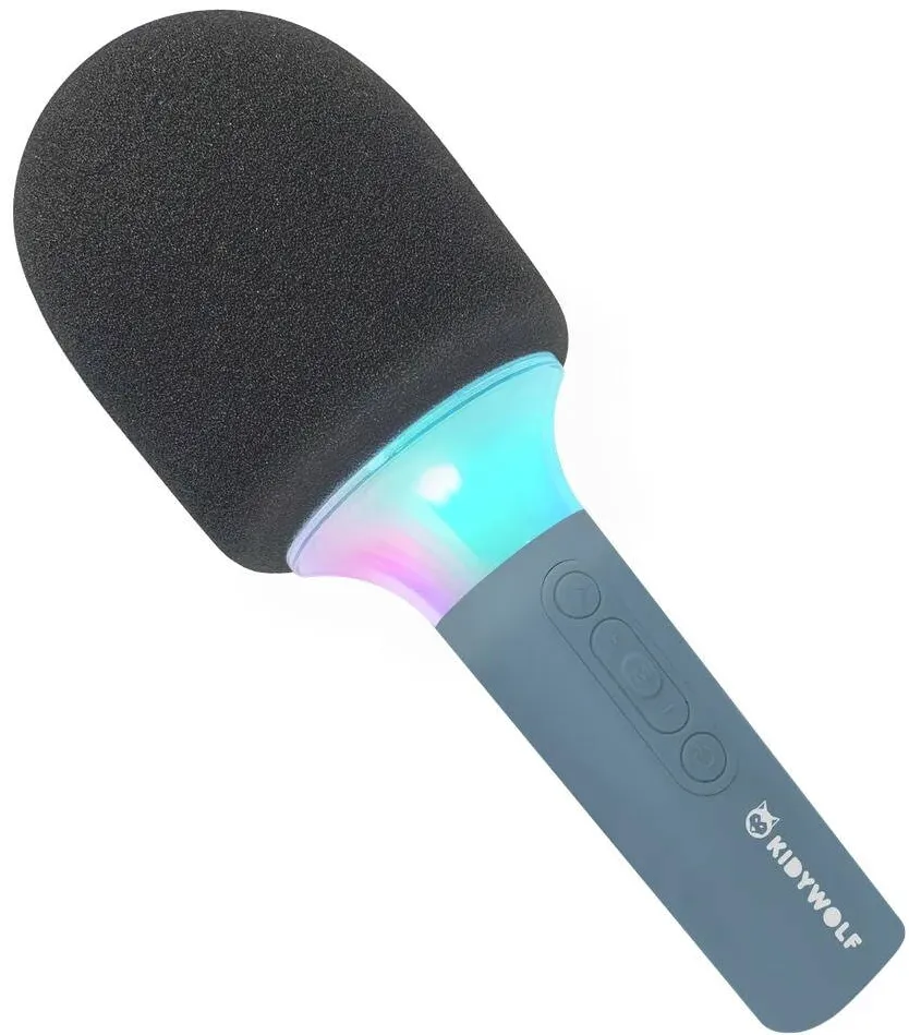 Microfon Kidywolf Kidywolf Microphone Bluetooth with Light blue