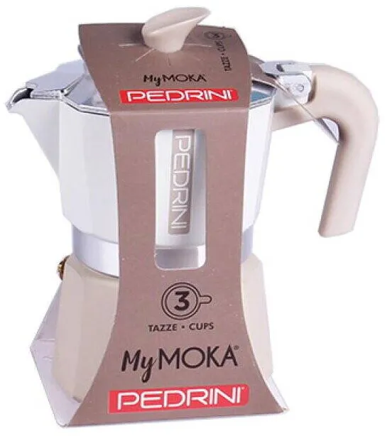 PEDRINI Set 3 cani espresso, Pedrini, 150ml, Crem