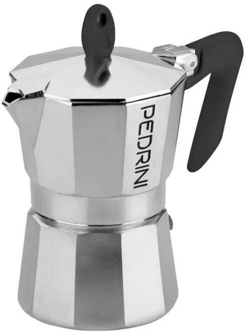 PEDRINI Ibric espresso Pedrini 9083-3, pentru 3 cani, aluminiu, design exclusivist