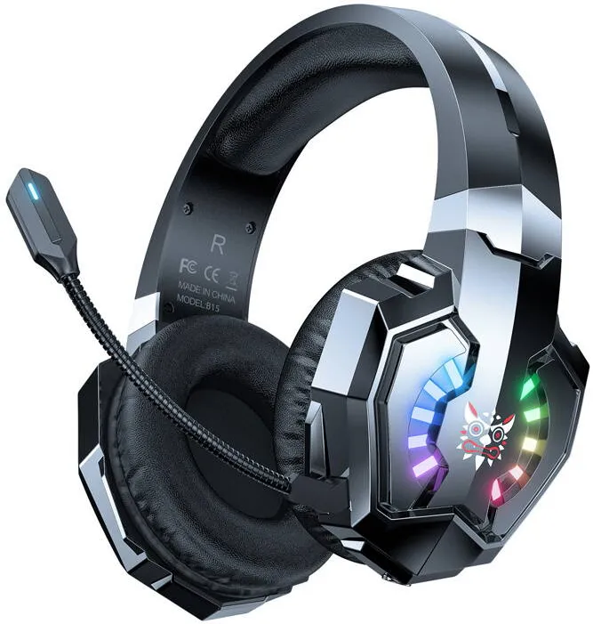 Casti Over-Head Onikuma ONIKUMA Headset B15 Black Gaming headphones ONIKUMA B15