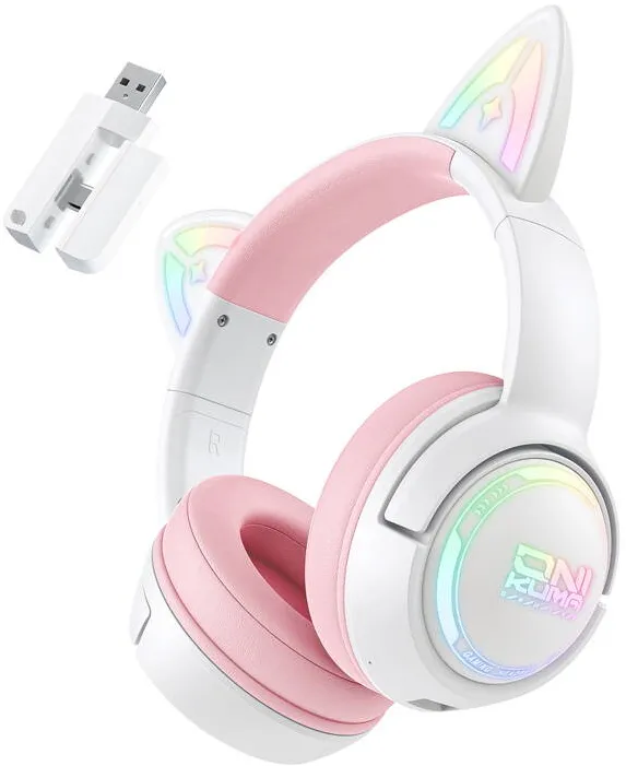 Casti Over-Head Onikuma ONIKUMA Headset GT838 Pink ONIKUMA GT838 gaming headphones